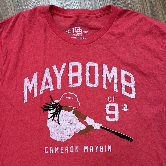 NWT LA Angels Cameron Maybin Maybomb T-Shirt - XL - Picture 2 of 6